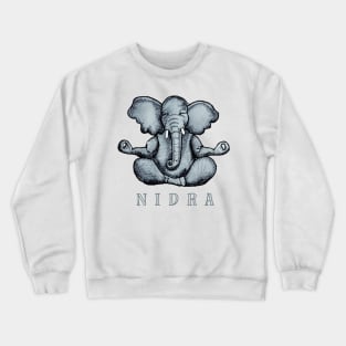 Nidra Yoga Elephant Crewneck Sweatshirt